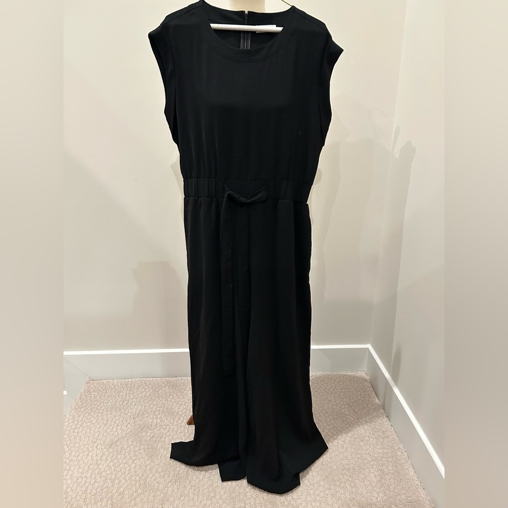 Calvin Klein Black Sleeveless Jumpsuit